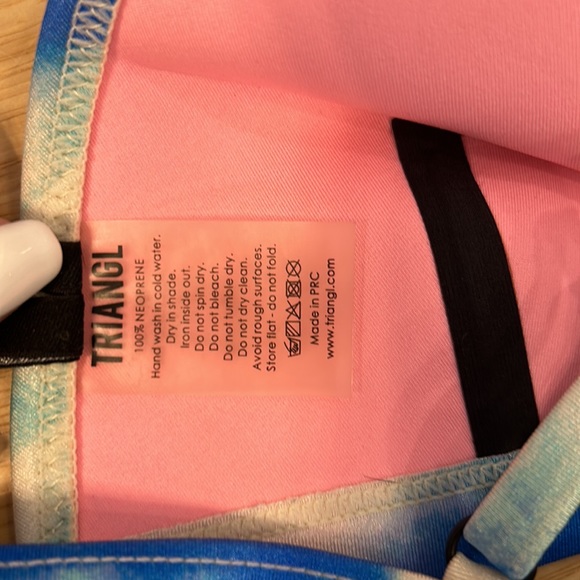Triangl Bibi Luna Blue Tie Dye Bikini - Picture 8 of 11